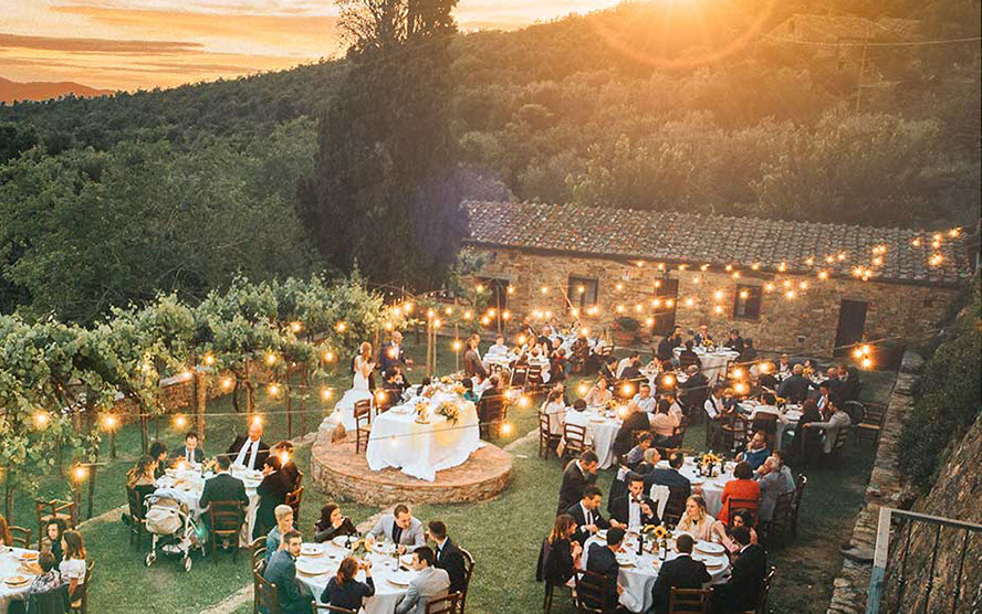 Romantic Weddings in Tuscany Montelucci Villa Resort